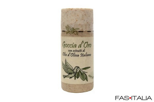 Shampoo doccia con flaconcino biodegradabile 25 ml Flaconcino biodegradabile all'olio di oliva italiano di shampoo doccia da 30 ml