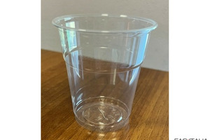 Bicchiere compostabile 250 ml conf. 600 pz. Bicchiere compostabile in bioplastica
