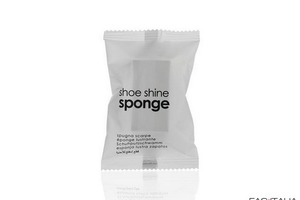 Spugna scarpe in flowpack semitrasparente Spugna scarpe in flowpack semitrasparente