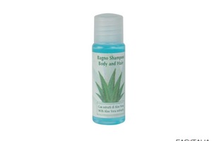 Shampoo doccia all'aloe in flacone 20 ml