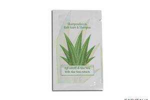 Shampoo doccia in bustina all'aloe conf. 500